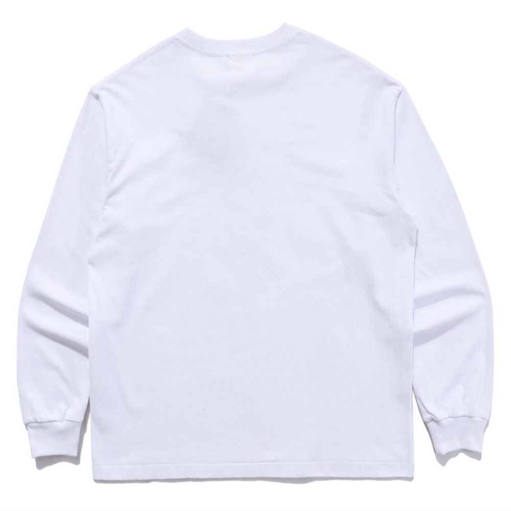 A Bathing Ape Men College White Long Sleeve Tee SIze XXL ( NWT) - Picture 2 of 2